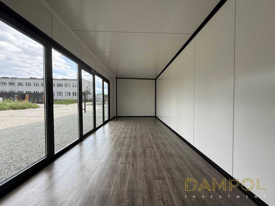 Pawilon 800x300 z dekorem LED! biurowy, usługowy, salon, bistro,