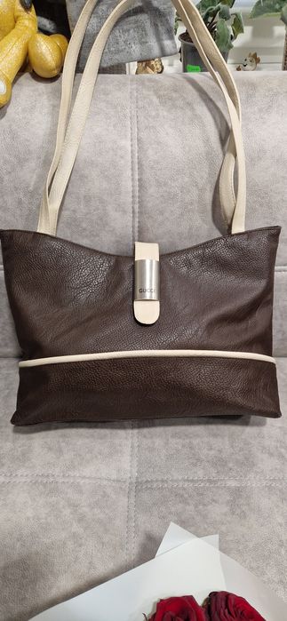 Сумка GUCCI натуральная кожа 36×26×10, ручки длинные