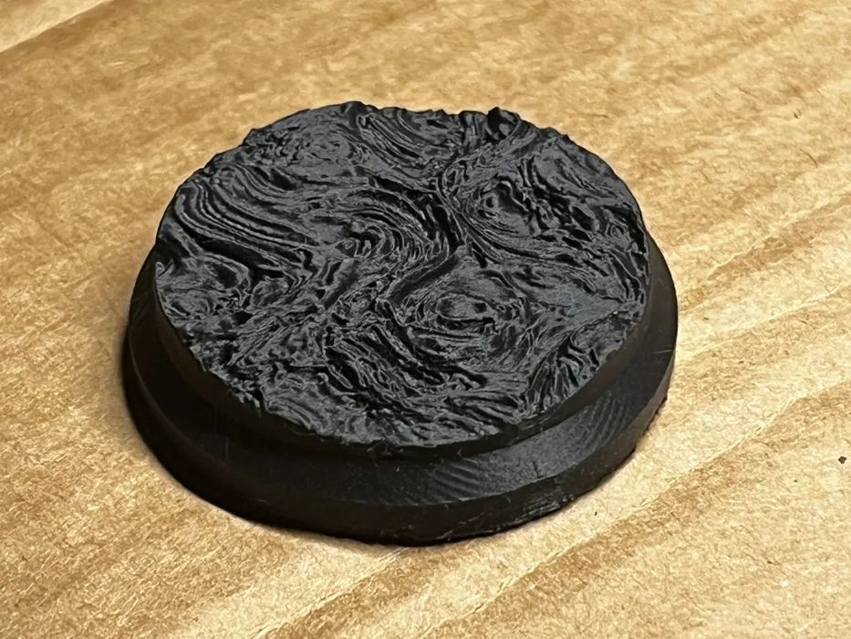 Base Miniatura Lava para Jogos de Tabuleiro 32mm