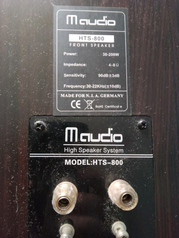 Głośniki M-audio,Model Hts 800.
