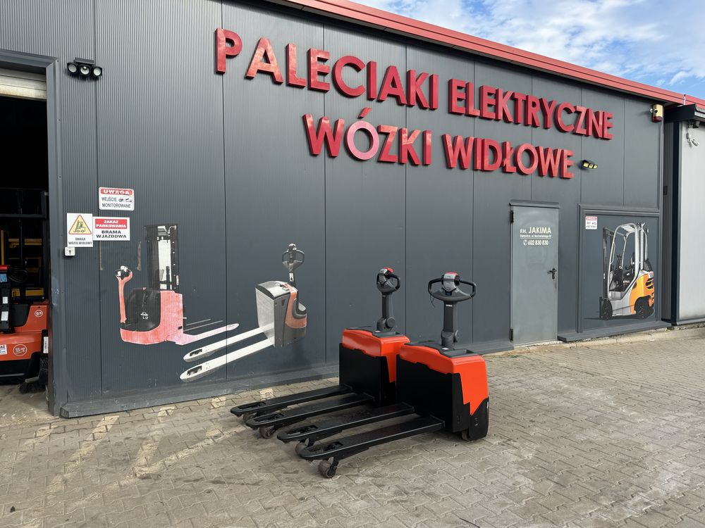 Paleciak elektryczny Toyota BT LWE 130 z 2014 r Najmniejszy paleciak