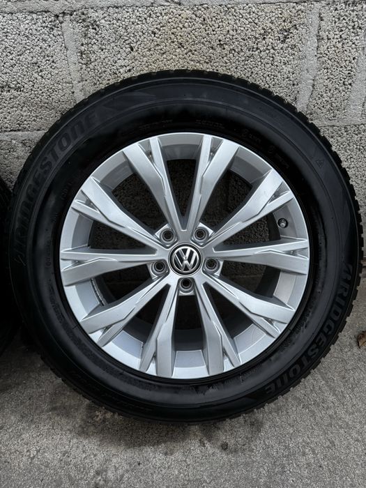 Oryginalne Koła Zimowe R17 5x112 VW Tiguan II kodiaq Opony 215/65/17