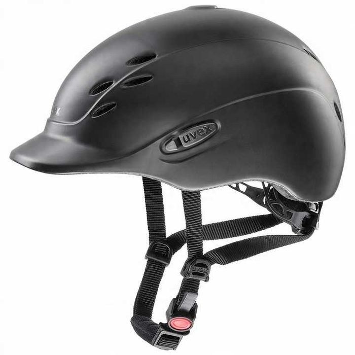 Kask jeździecki Uvex Reithelm Onyxx r. 3XS-XS 49-54 cm czarny mat
