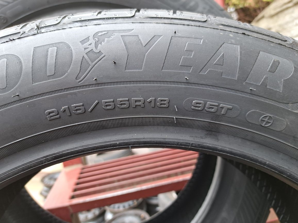 4 Opony Nowe letnie 215/55 R18 GOODYEAR Montaż Gratis! Promocja!