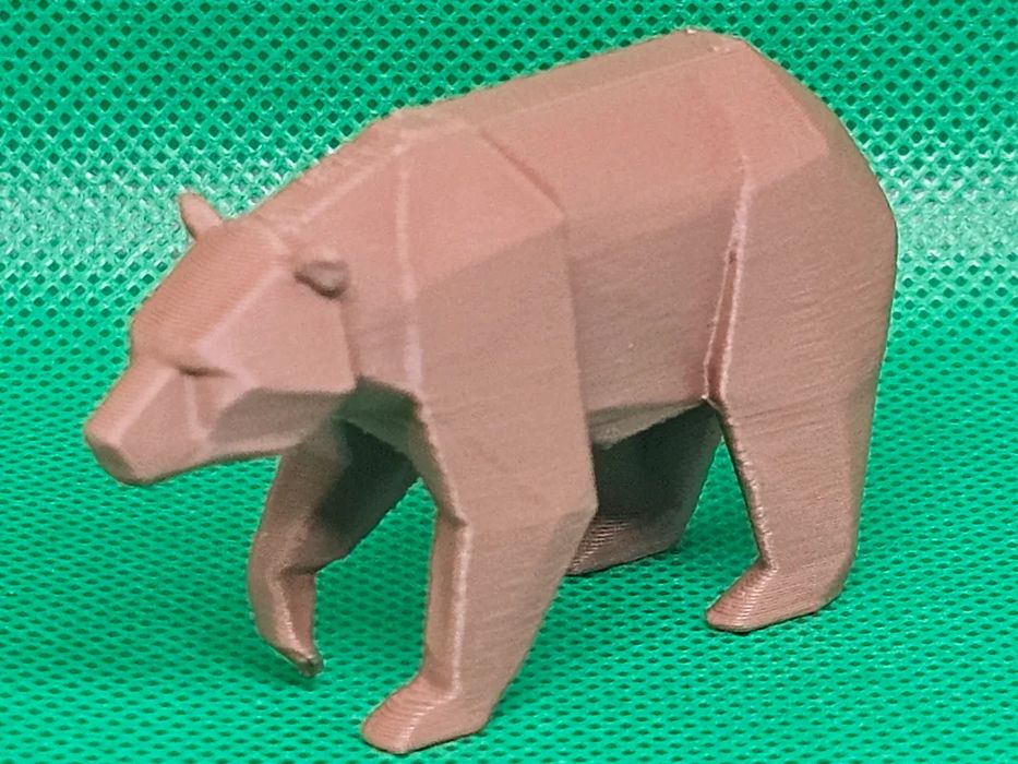 Urso Estilo Origami Moderno