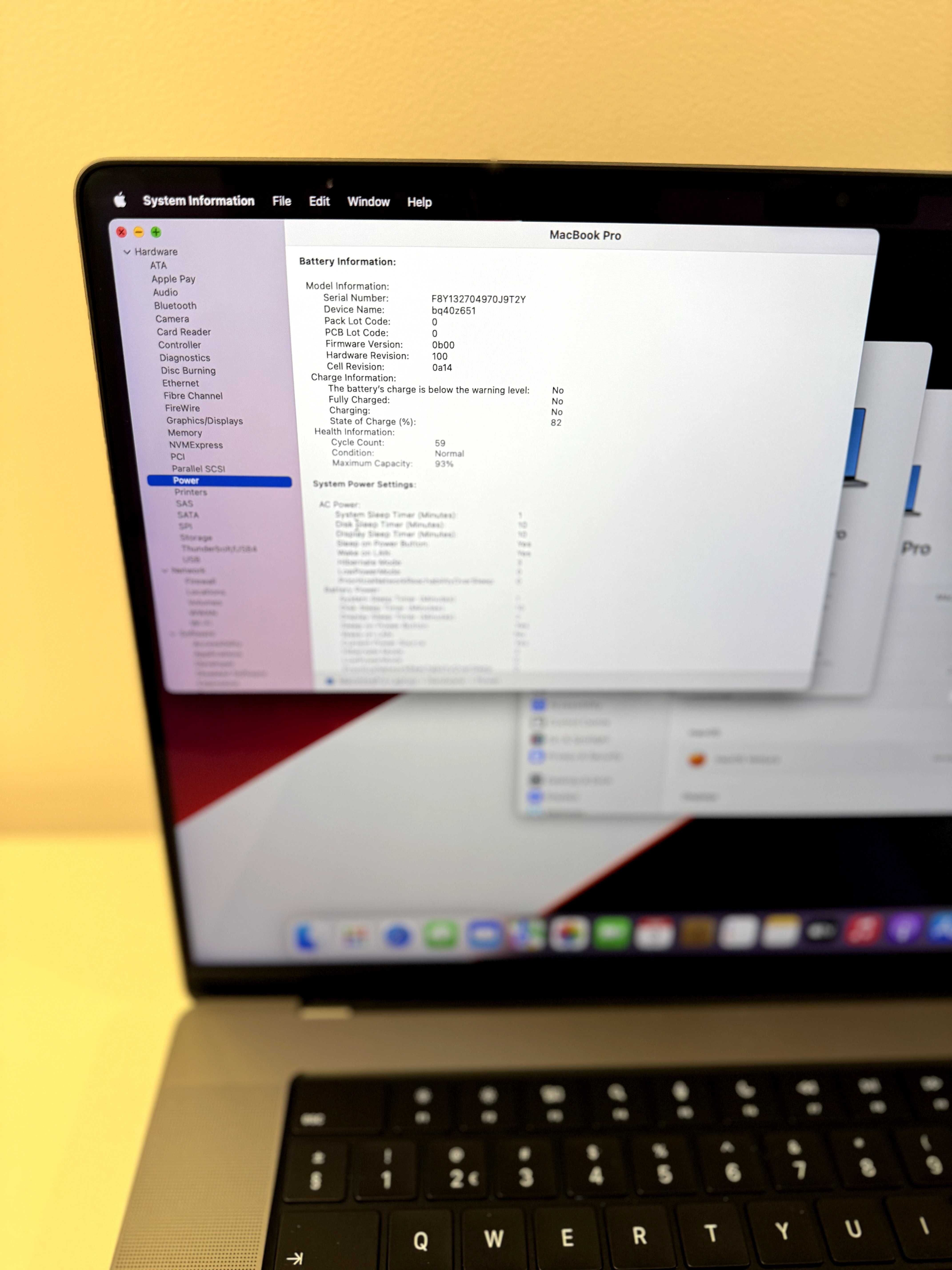 Apple MacBook M1 Pro, 2021, 16-inch, 16GB RAM,  512 GB