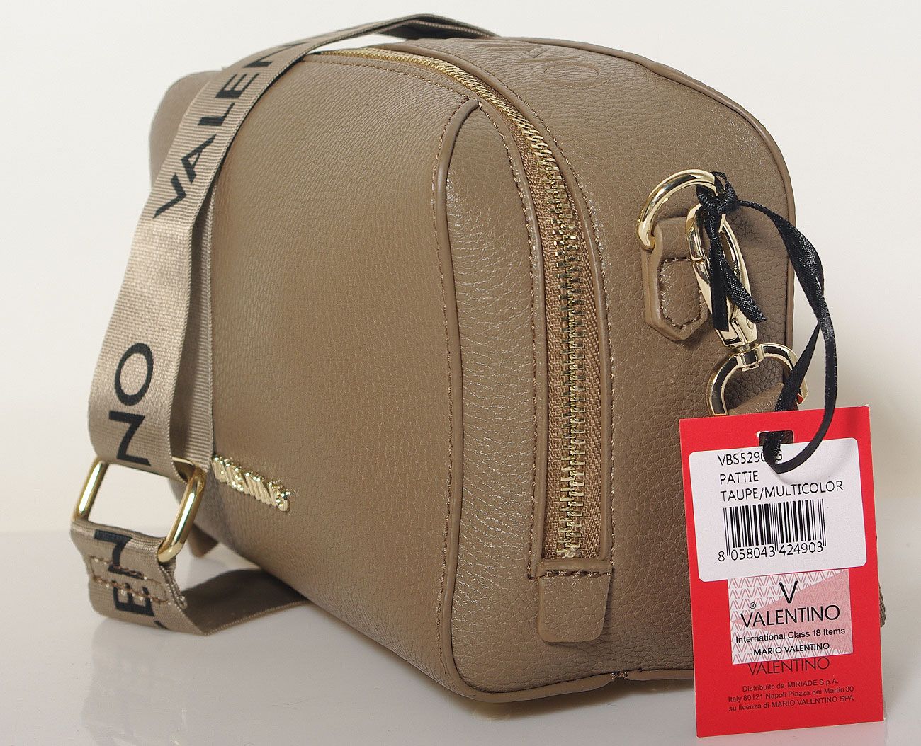 Valentino PATTIE torebka na ramię VBS52901G taupe multi borse a spalla