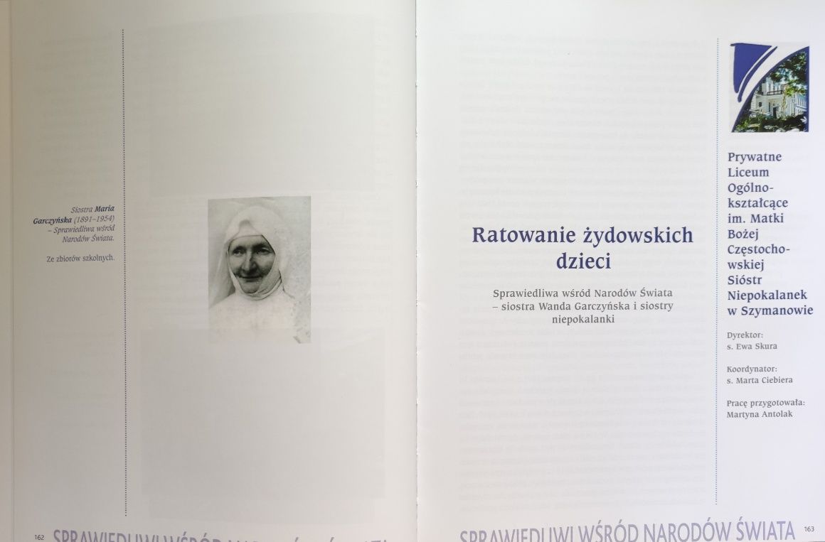 "Gdy otworzyliśmy drzwi- spotkania młodzieży ze sprawiedliwymi wśród n