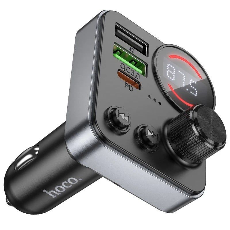 Авто Зарядное FM-Модулятор Hoco E86 PD48W Transmitter