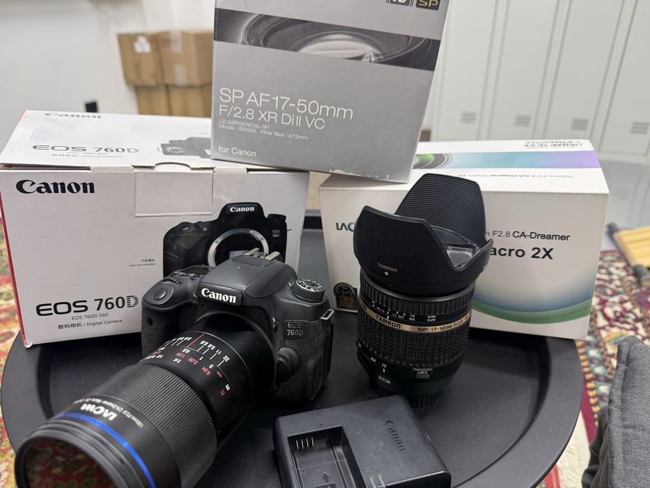 Canon 760D body або разом з обʼєктивами