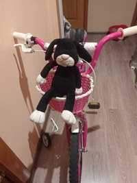 Велосипед рожевий для дівчинки 18 д.