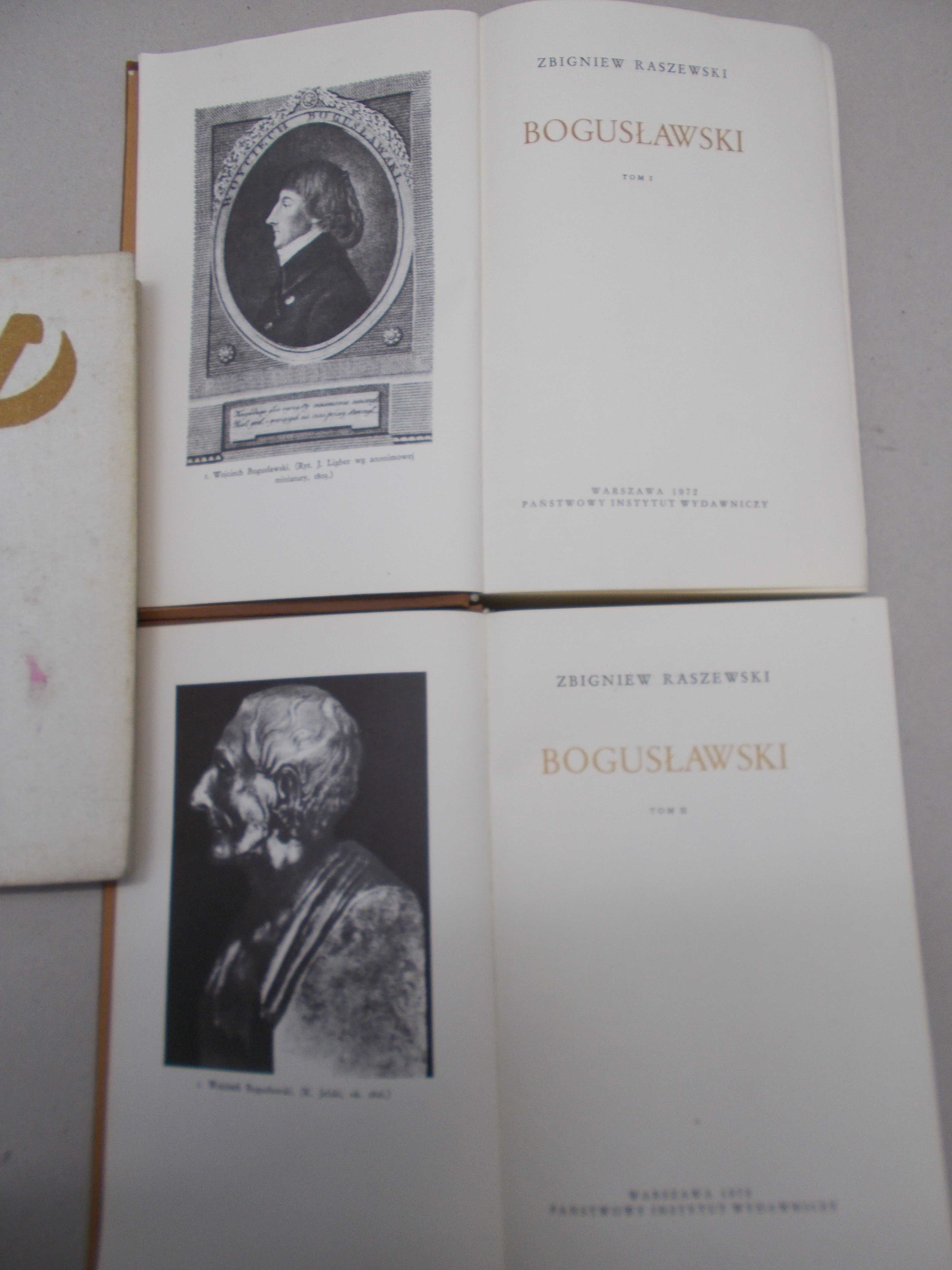 Zbigniew Raszewski - Wojciech Bogusławski - teatr i opera polska