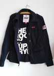 SUPERDRY THE ROOKIE granatowa militarna kurtka/katana  damska 36 S