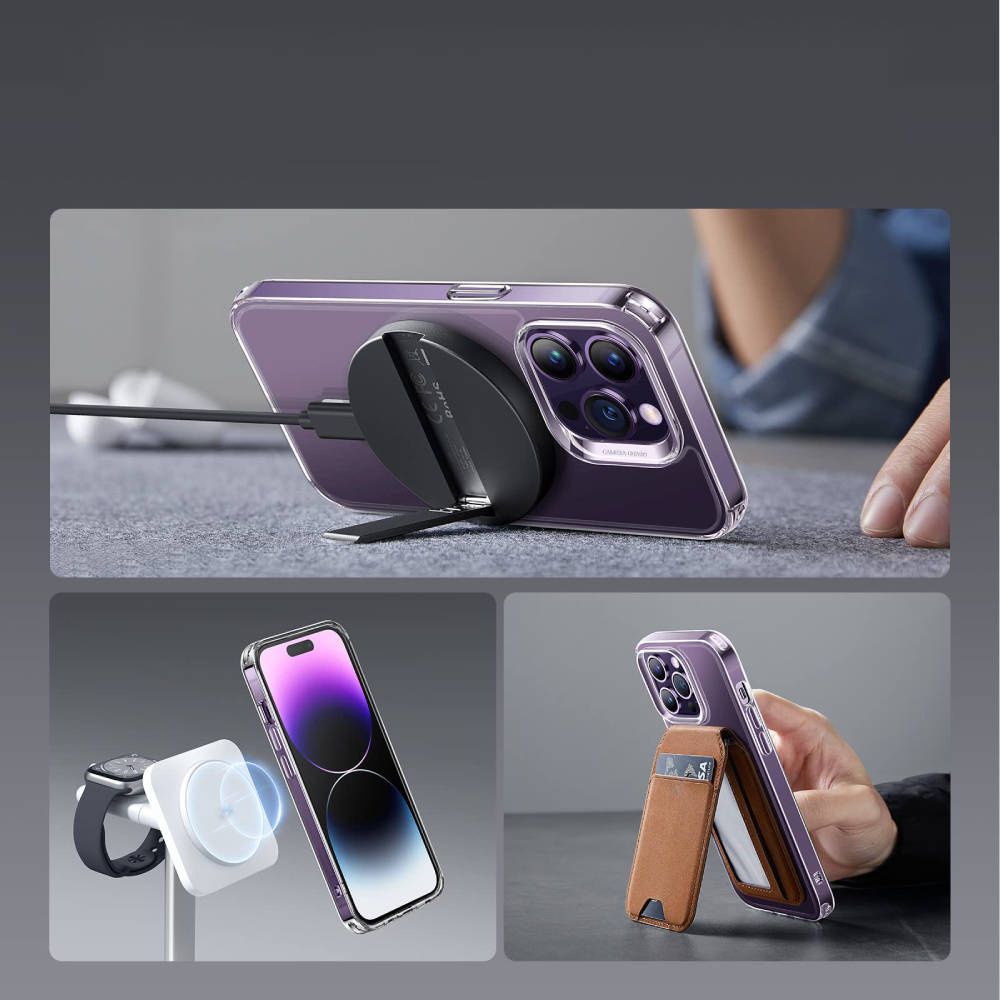 Etui do iPhone 15 Plus MagSafe Hybrydowe przezroczyste