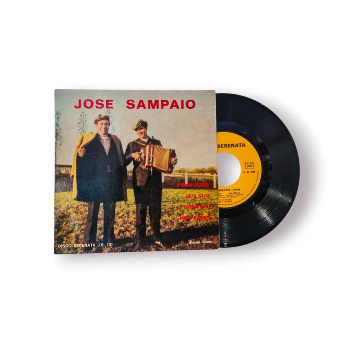 Vinil Single José Sampaio – Disco Serenata J.S. 131 (45 RPM) – VG+