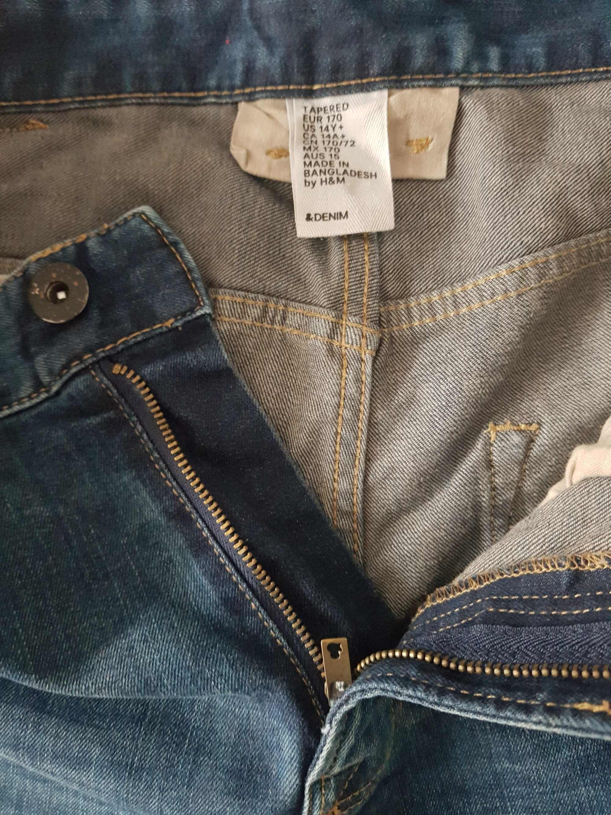 Spodnie jeansy chłopięce rozm. 170 14 lat  H&M