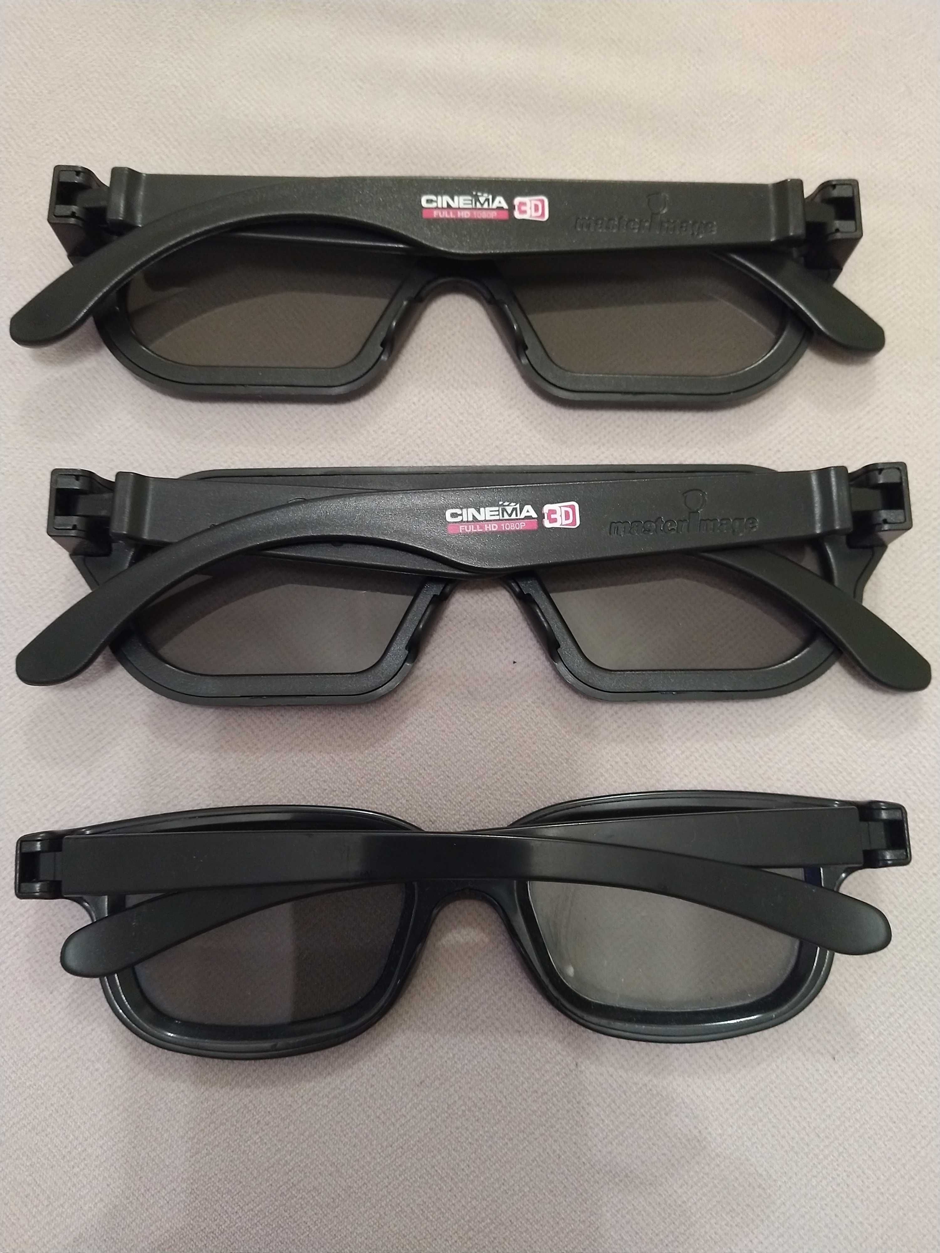 okulary 3D LG MasterImage - trzy pary