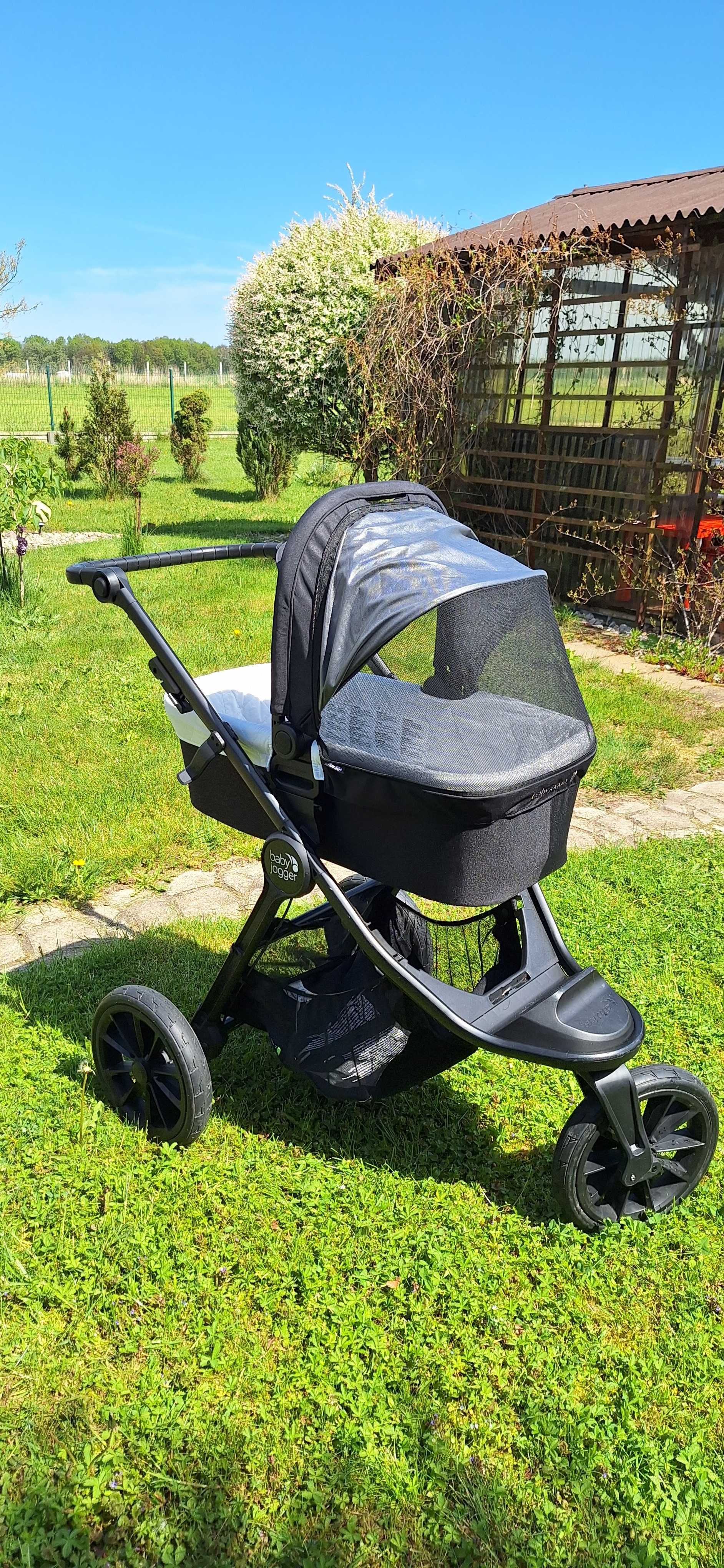 Baby Jogger City Elite 2 + Gondola, ocieplacz, wkładka, folia przeciwd