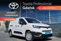 Toyota PROACE CITY  City 1.5 D-4D Long 2,4t Active, 1 wł, SalonPL, Gwarancja!