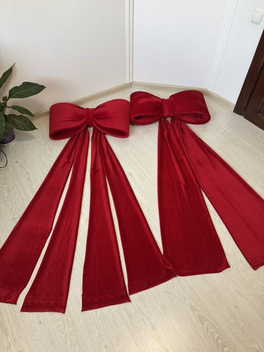 Бант на ялинку, бантик подарунковий, бант новорічний