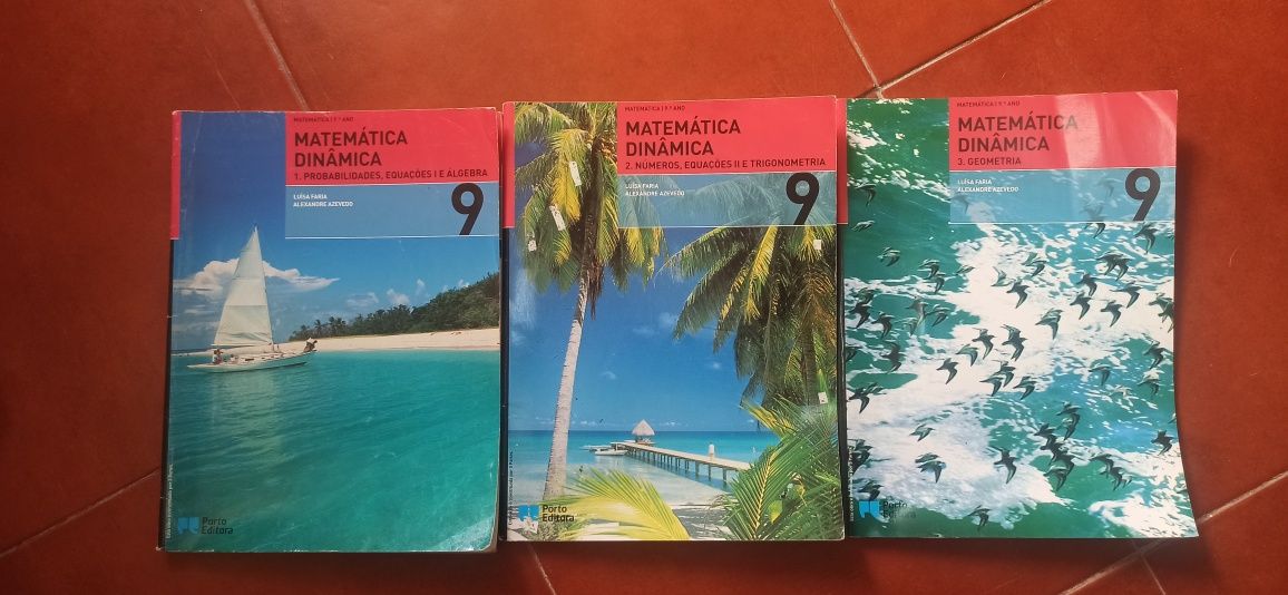 Manuais Matemática 9 ano - Matemática Dinâmica (1, 2 e 3)