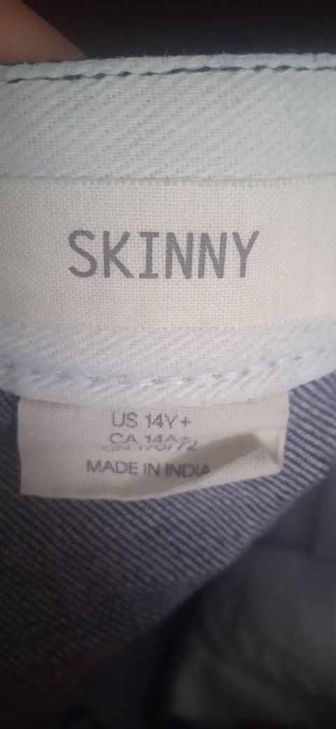 Jeansy skinny 170 chłopięce