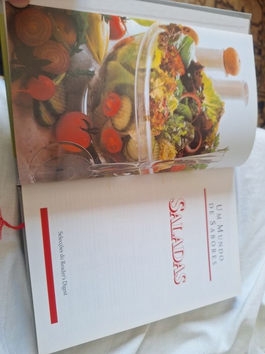 Livro Saladas  "Um Mundo de Sabores"