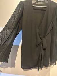 Bluzka wiązana w talii Zara