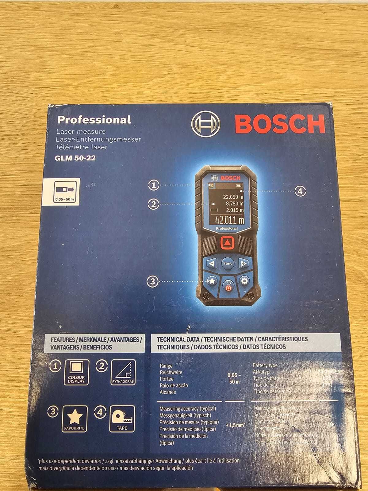 Dalmierz laserowy GLM 50-22 Professional NOWY
