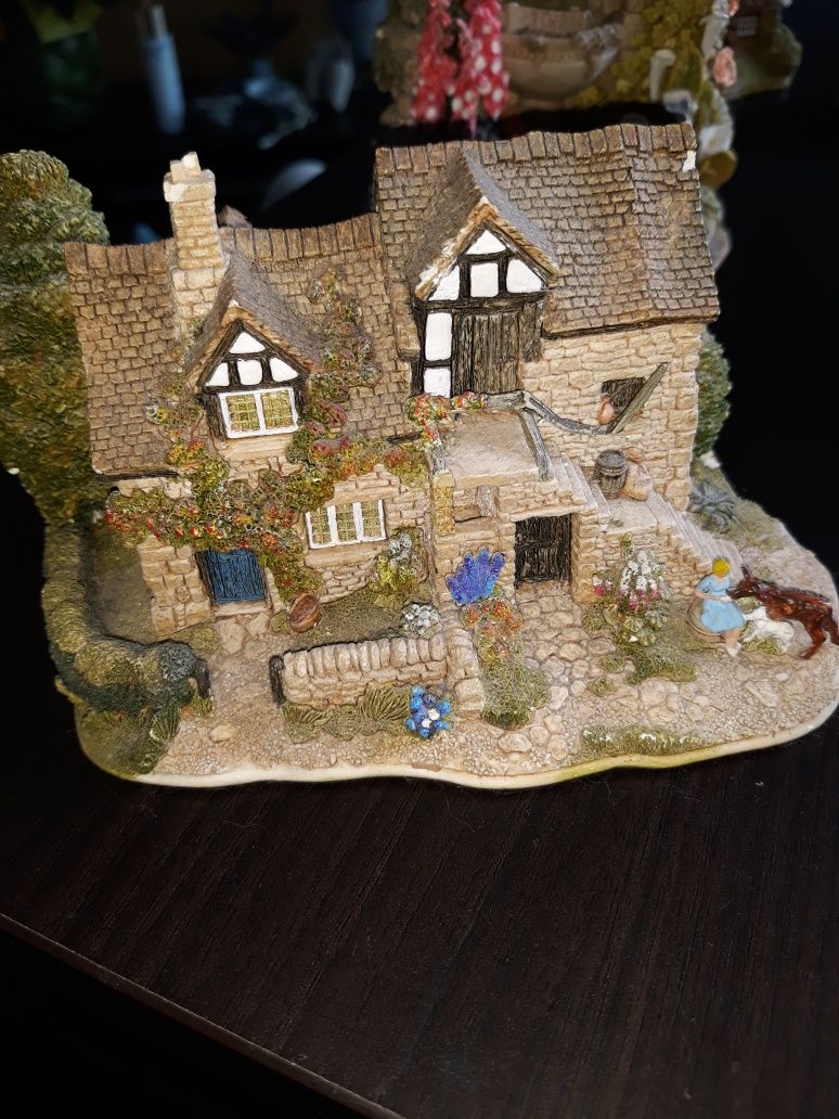 Coleção rara 8 miniaturas Liliput Lane Cottage tipico inglês