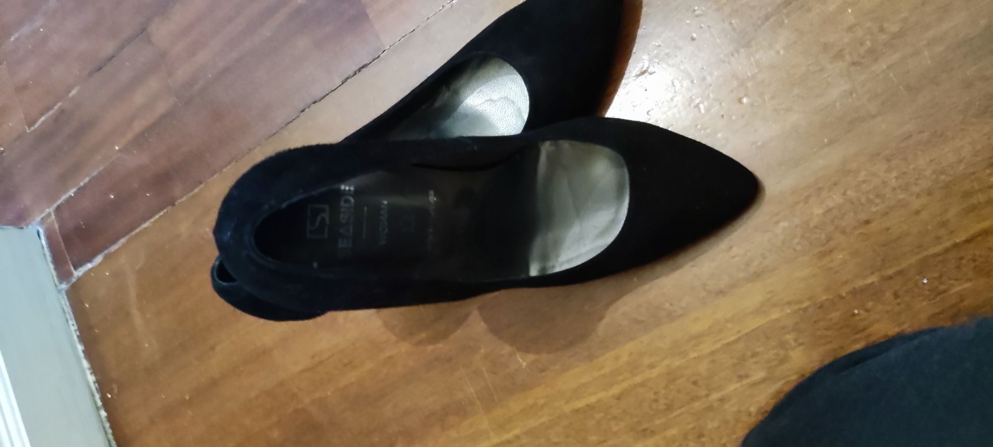 Sapato veludo Senhora
