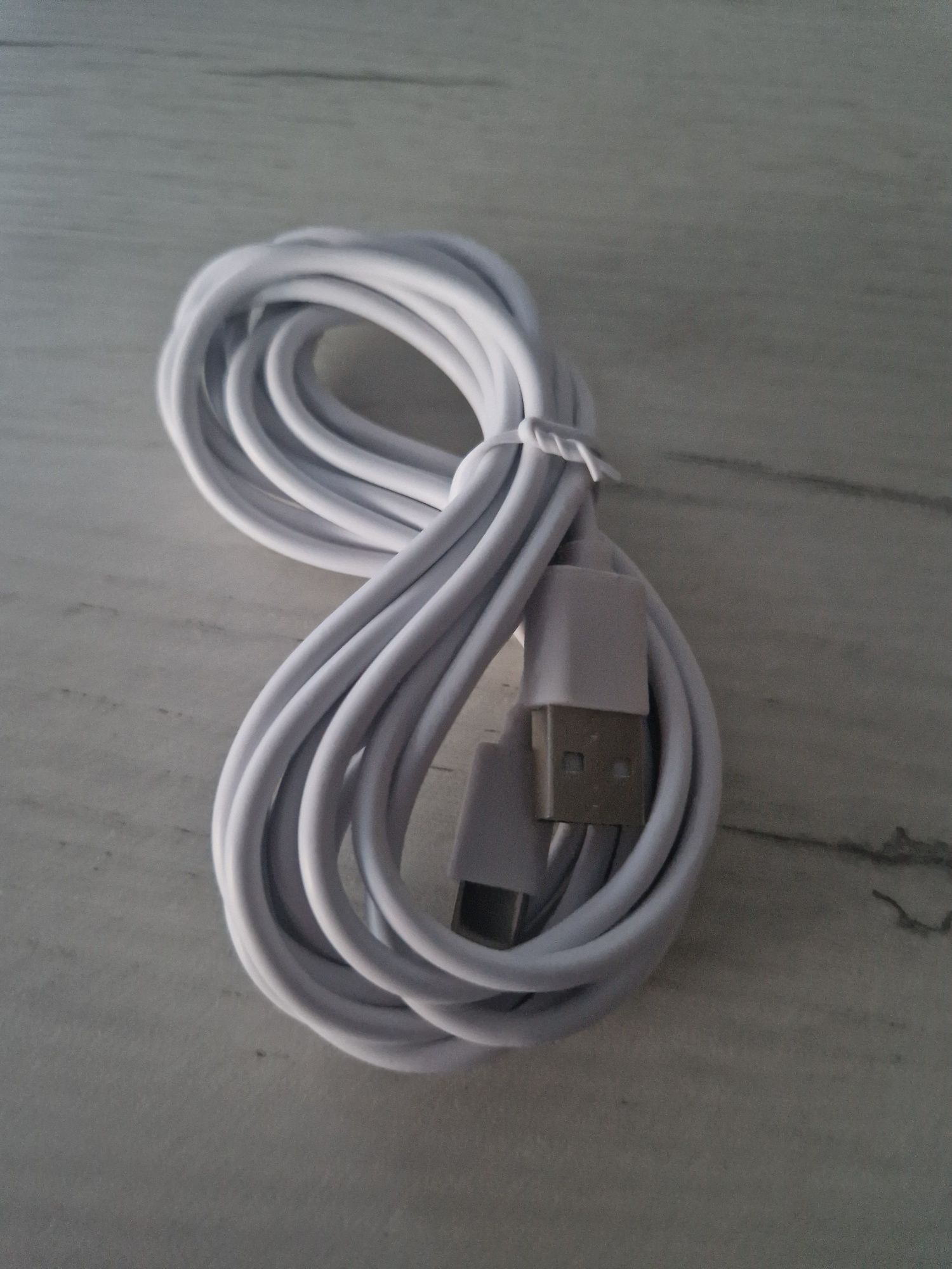 Kabel - USB na Typ C - 3 Metry BIAŁY