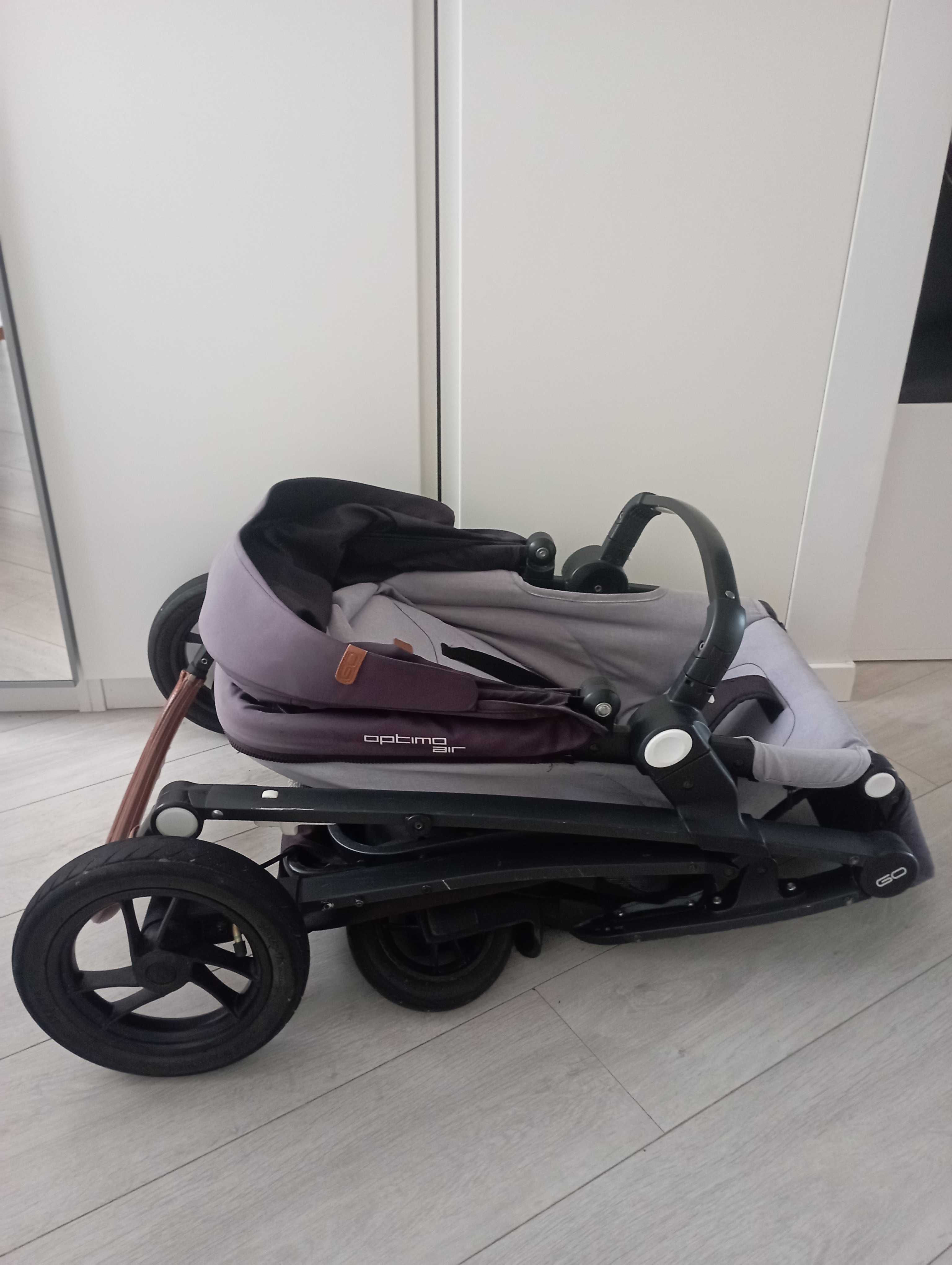 Spacerówka Easy Go Optimo Air pompowane koła