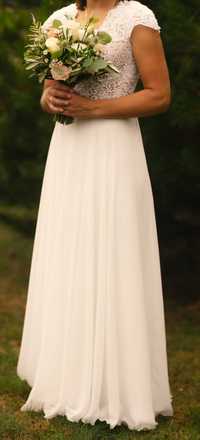 Suknia ślubna rozmiar 36-38 + welon