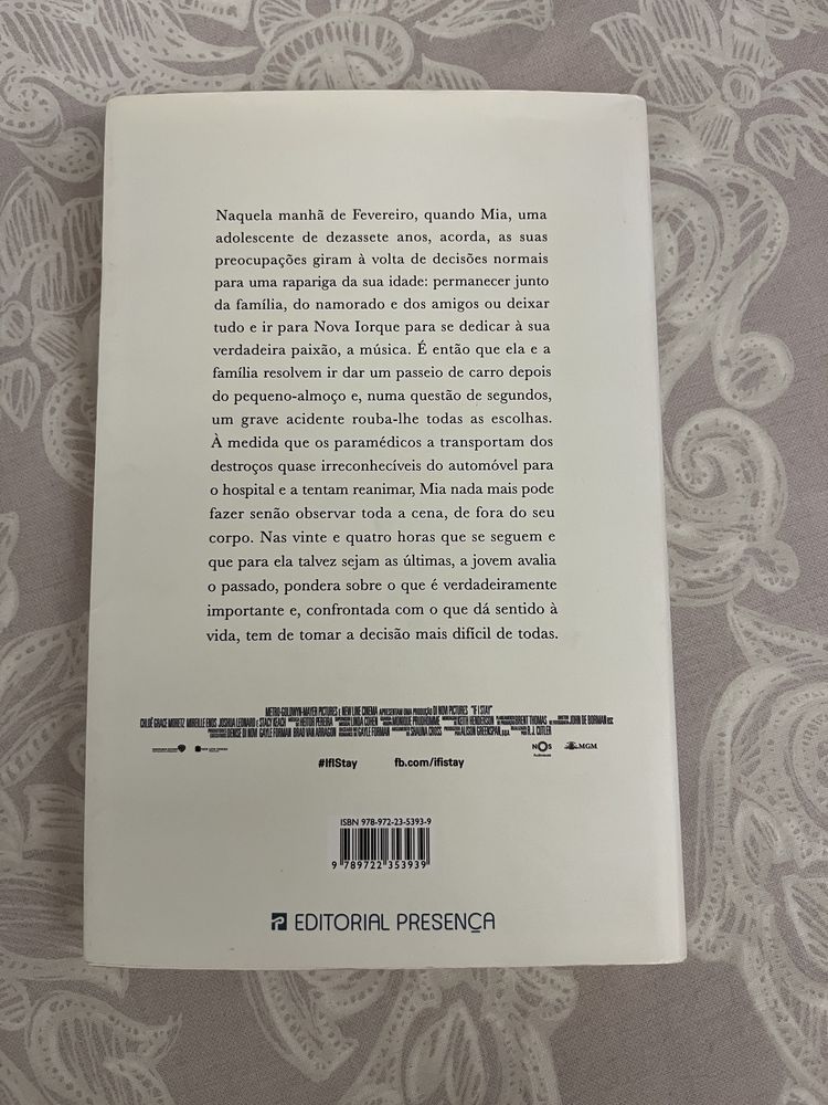 Livros Espero por mim + Se eu ficar