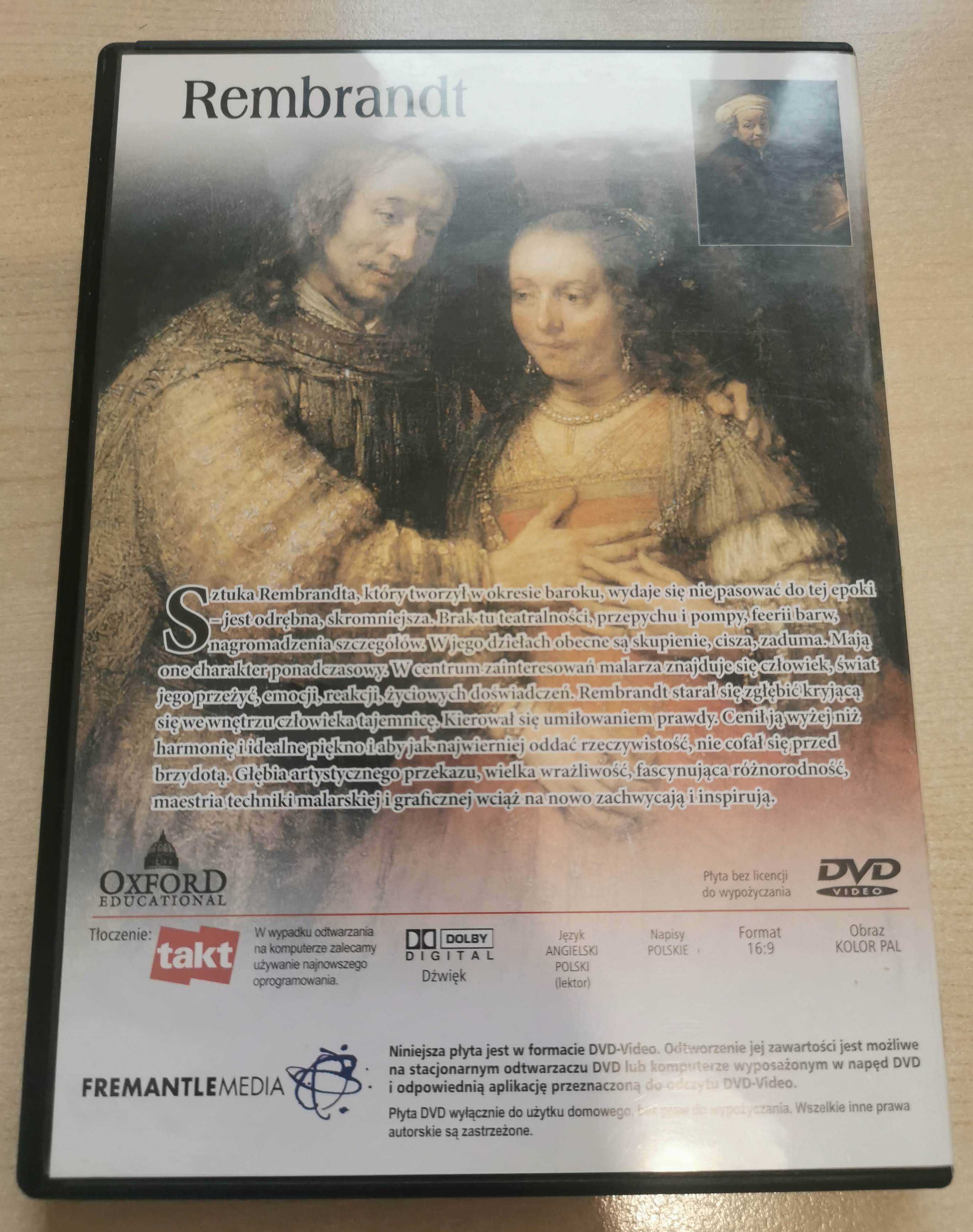 Film Wielka kolekcja sławnych malarzy Rembrandt -  DVD