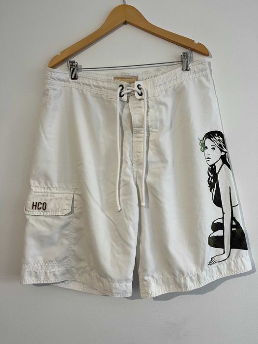 Spodenki kąpielowe/boardshort męskie Hollister XL - bardzo dobry stan