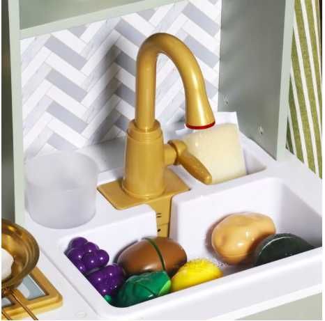 Дерев'яна дитяча кухня Grande світ/звук ефекти, вода, пар