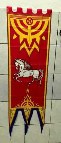 Estandarte Bandeira Medieval Senhor dos Aneis  150cm x 46cm Poliester