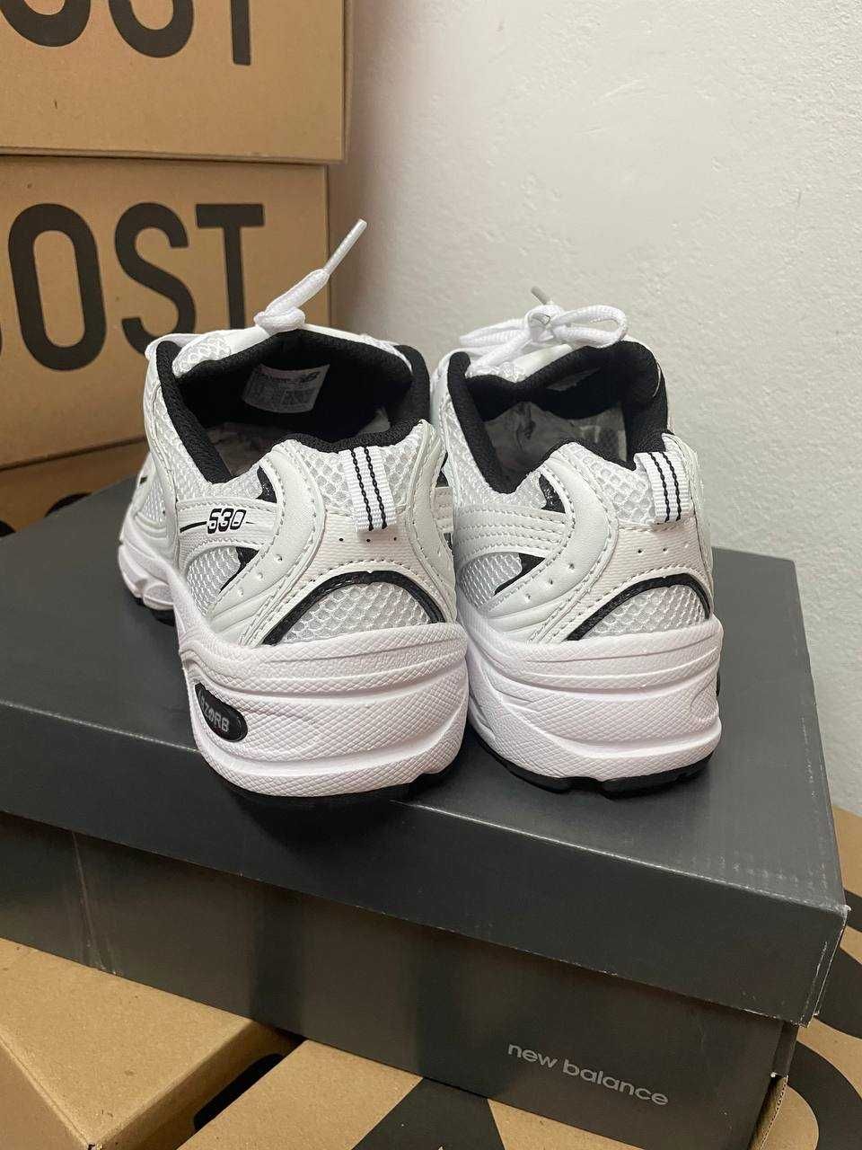 Кроссовки New Balance 530 white black / Нью Беленс 530 белые 37 38 39
