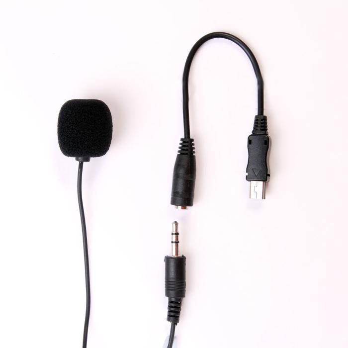 Microfone + Adaptador para Gopro - Novo - Portes Gratis