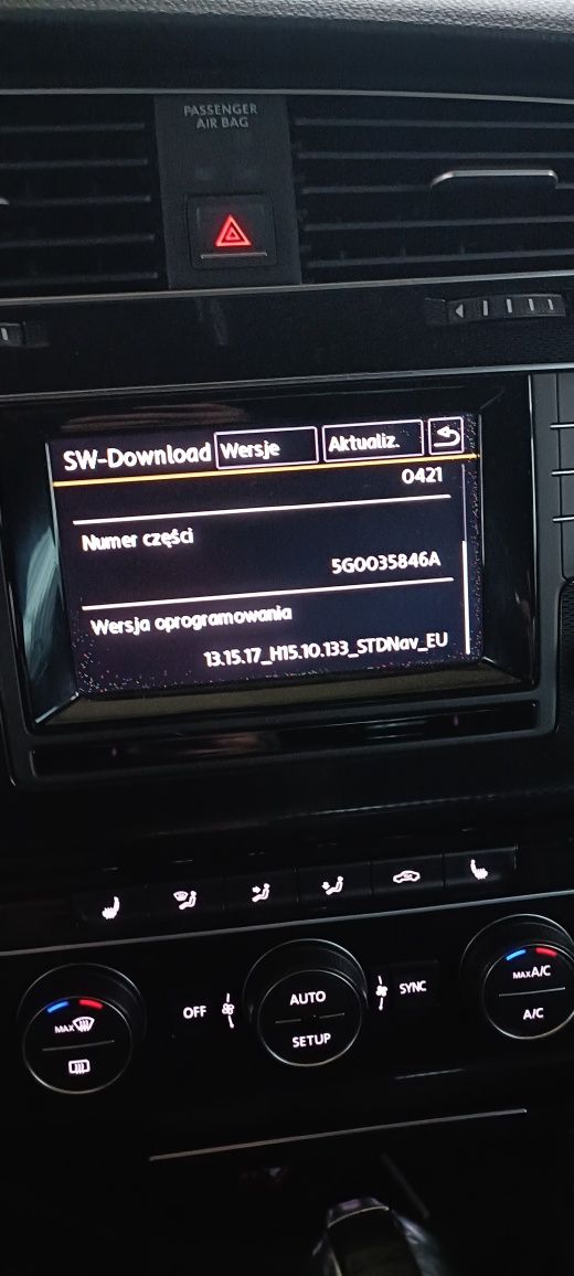 Radio navi VW golf 7 gti