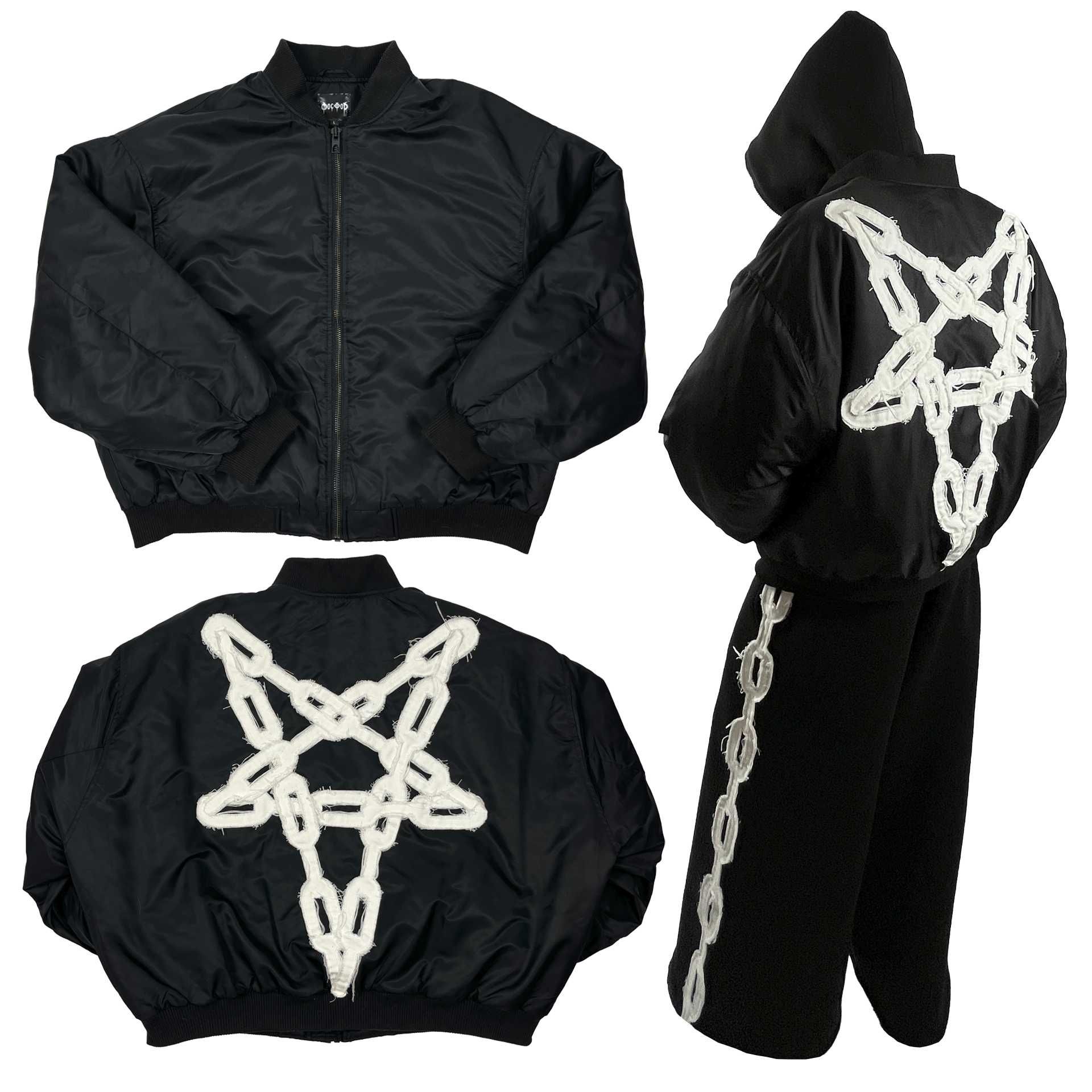 Oversize Bomber 2 Lines Opium Archive