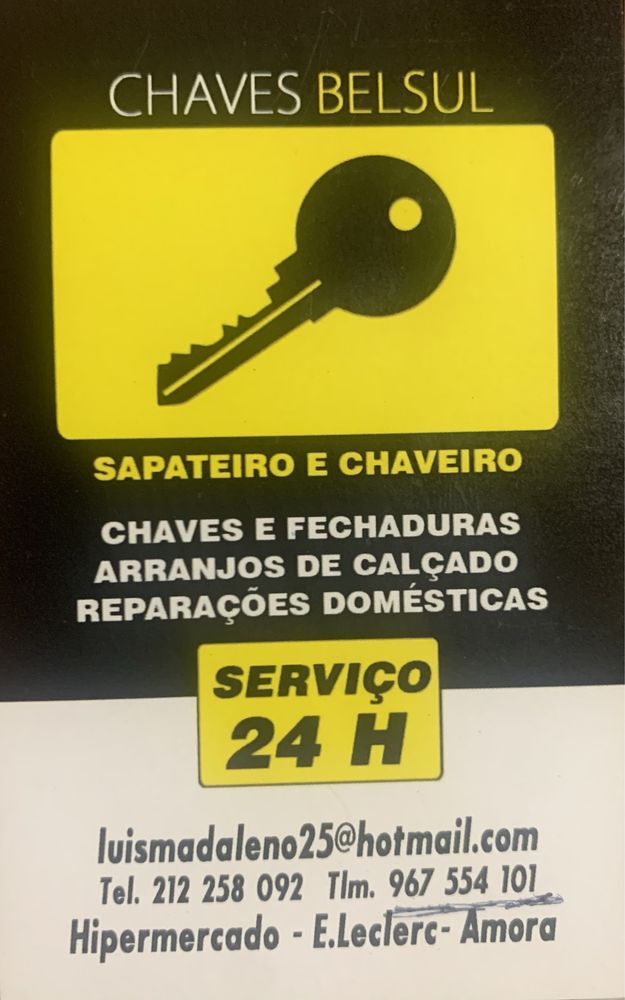 Serviços chaveiro e outros!