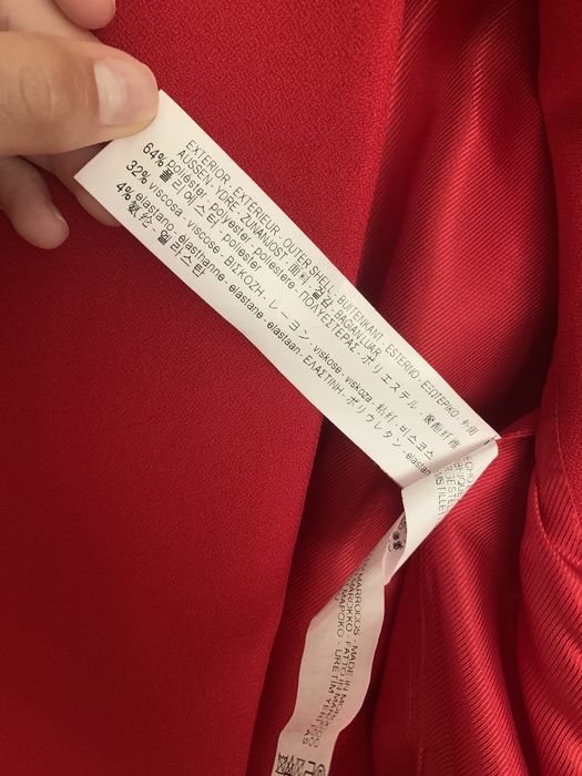 Płaszczyk czerwony ZARA