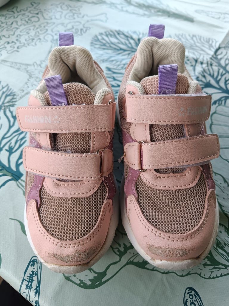 Sneakersy adidasy różowe 28 trampki siateczka