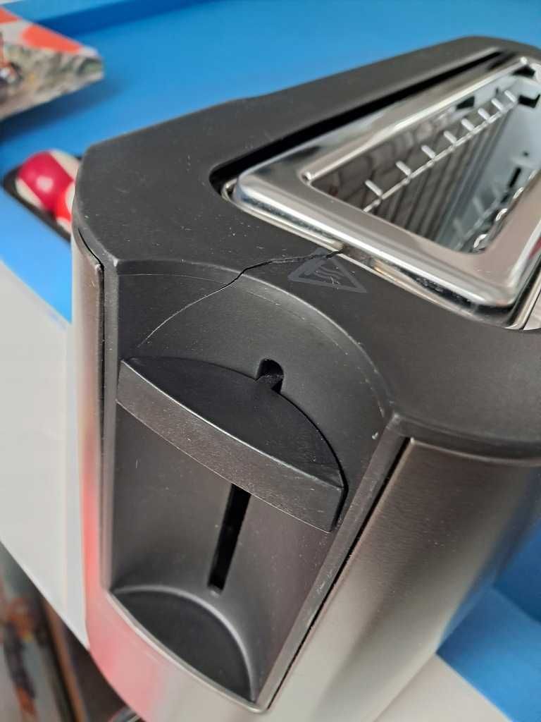 Toster Arendo srebrny/szary 1000 W OPIS