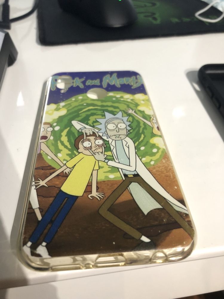 Capa huawei p20 lite rick and morty