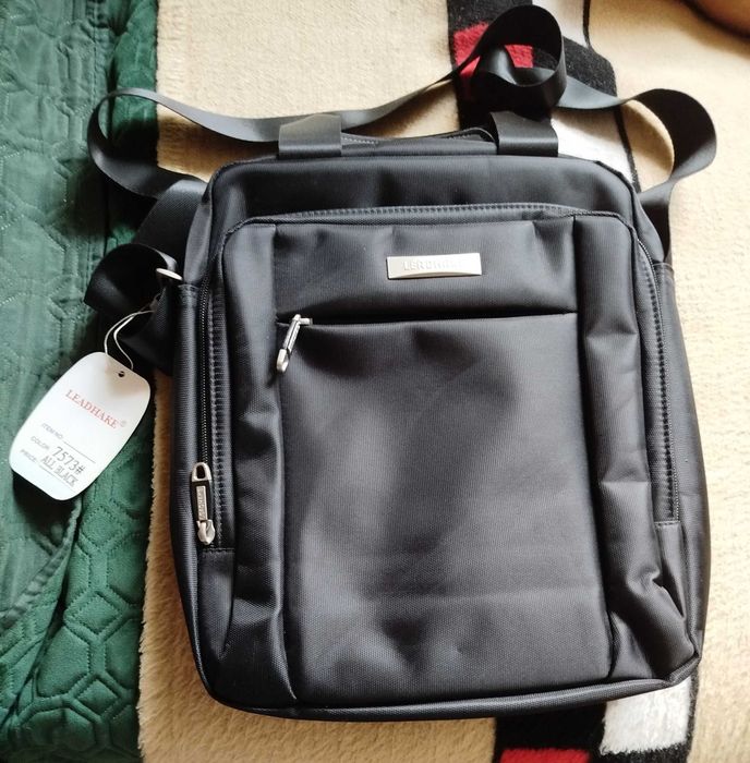 Сумка для ноутбука чоловіча через пличе