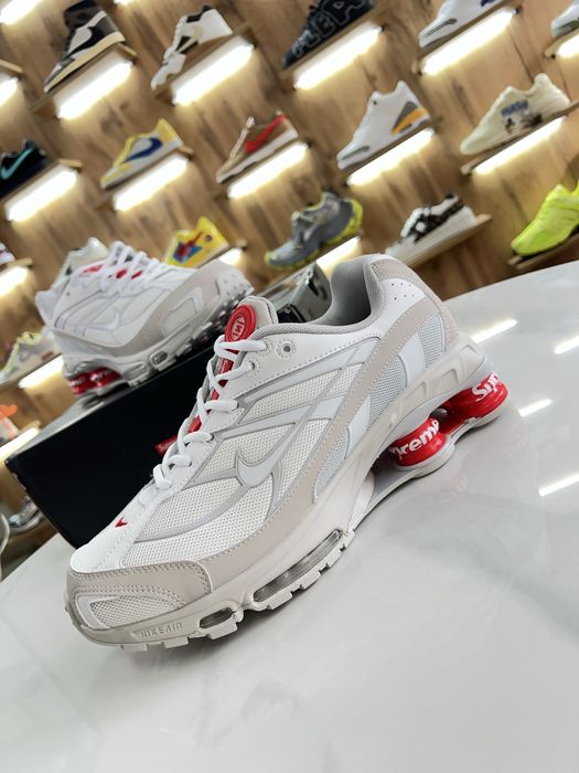 Кросівки Nike Air Shox TL x Supreme Grey / Red